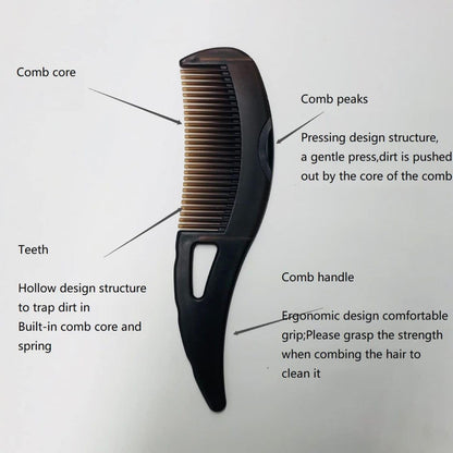 Anti-Dandruff Scalp Massage Comb with Deep Cleansing Teeth