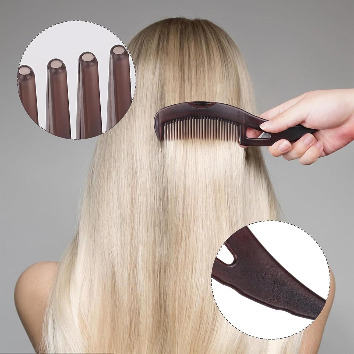 Anti-Dandruff Scalp Massage Comb with Deep Cleansing Teeth