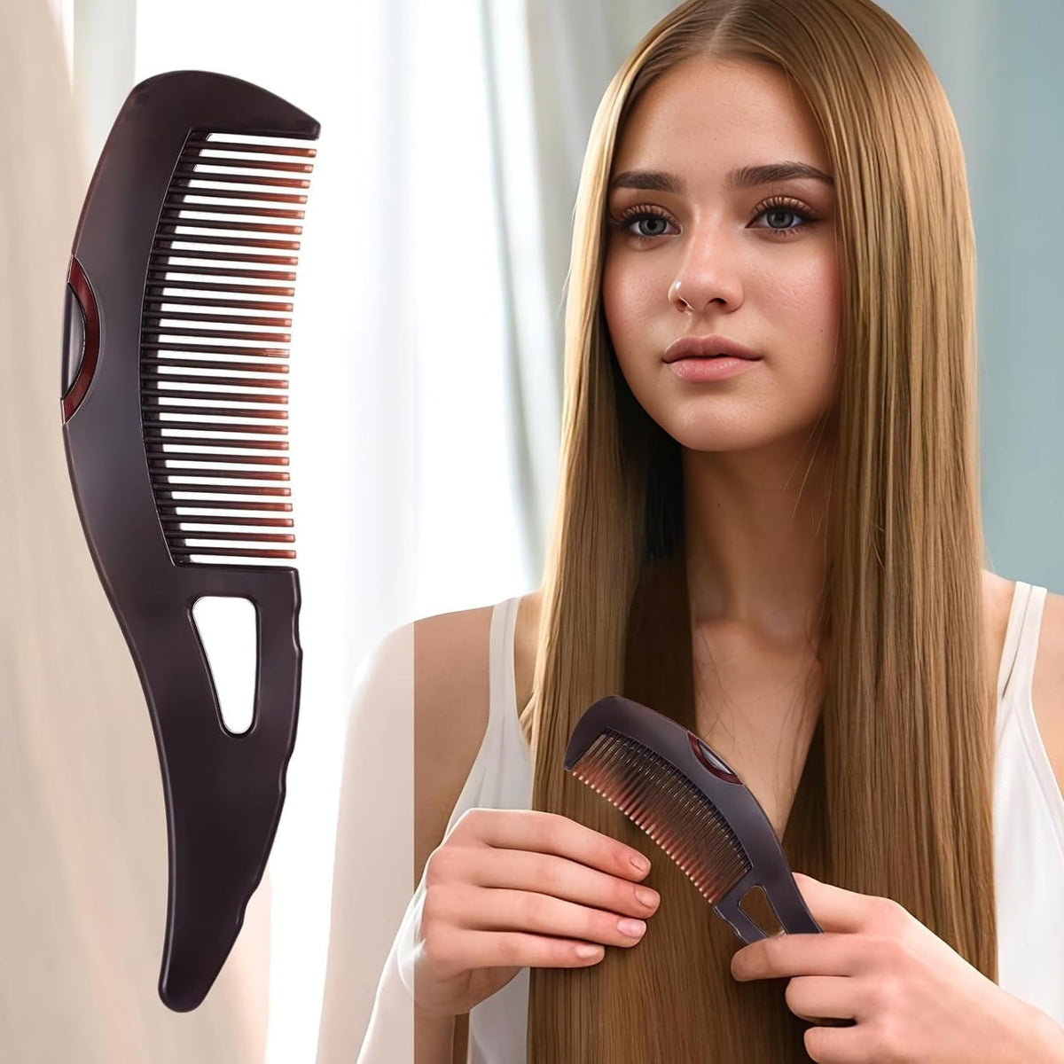 Anti-Dandruff Scalp Massage Comb with Deep Cleansing Teeth